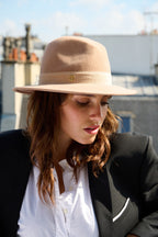 Fédora John en laine – Beige – vue 2