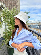 Mary Bob court 5 cm en Laine Blanc - Joe & Mey