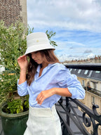 Mary Bob court 5 cm en Laine Blanc - Joe & Mey