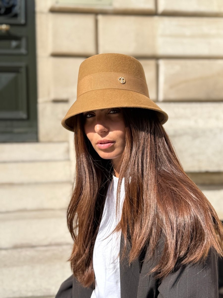 Mary Bob court 5 cm en Laine Camel - Joe & Mey