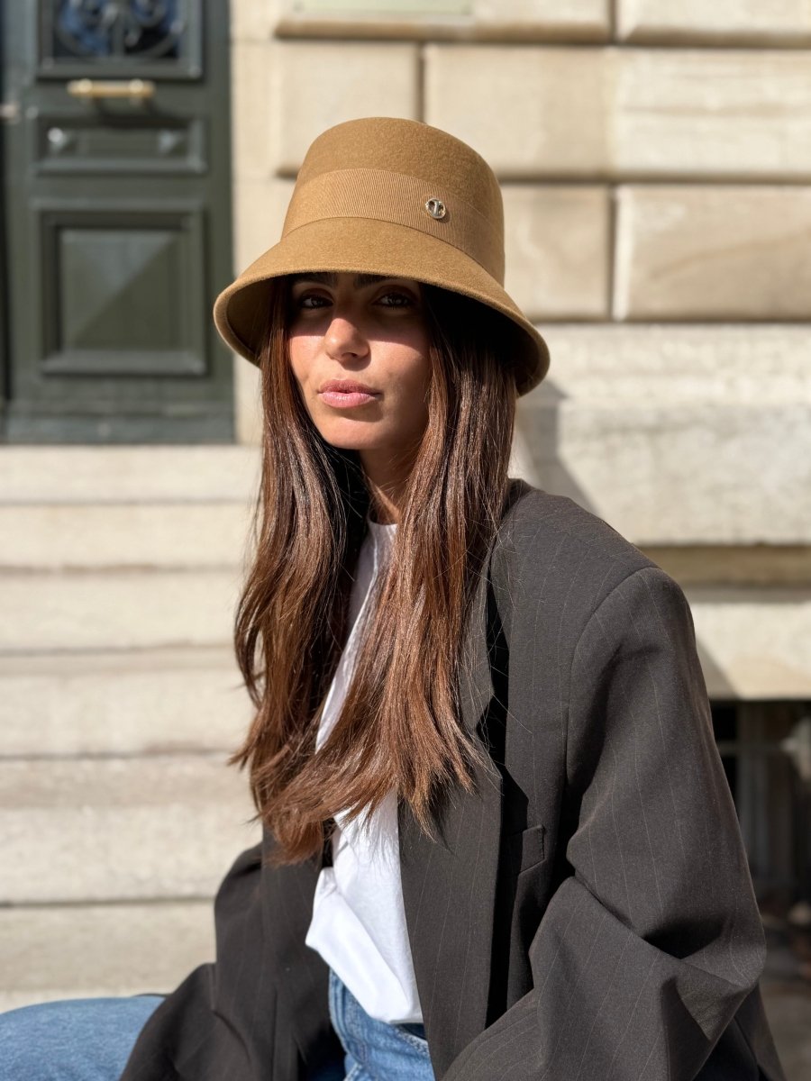 Mary Bob court 5 cm en Laine Camel - Joe & Mey