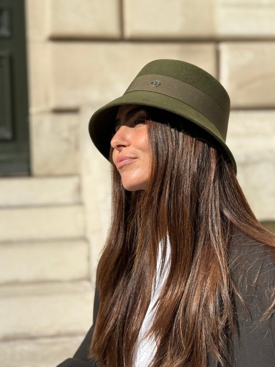 Mary Bob court 5 cm en Laine Kaki - Joe & Mey