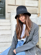 Mary Bob court 5 cm en Laine Noir - Joe & Mey