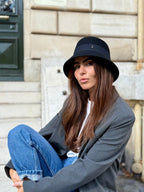 Mary Bob court 5 cm en Laine Noir - Joe & Mey