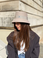 Mary Bob court 5 cm en Laine Taupe - Joe & Mey