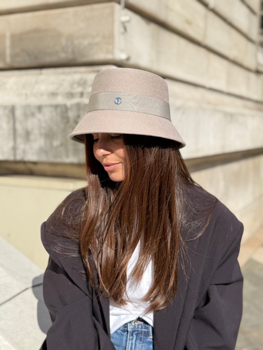 Mary Bob court 5 cm en Laine Taupe - Joe & Mey