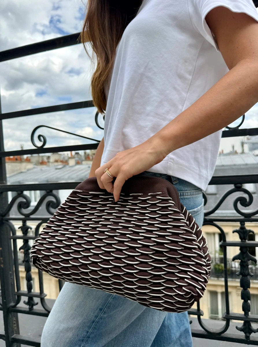 Pochette main à chaîne amovible - Joe & Mey