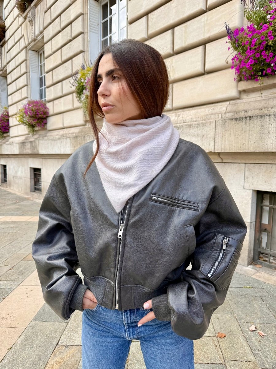 Triangle écharpe de Cou en Laine et Cachemire - Joe & Mey