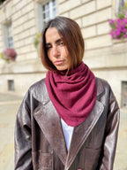 Triangle écharpe de Cou en Laine et Cachemire - Joe & Mey