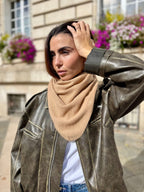 Triangle écharpe de Cou en Laine et Cachemire - Joe & Mey