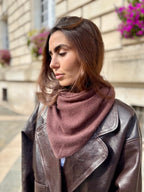 Triangle écharpe de Cou en Laine et Cachemire - Joe & Mey