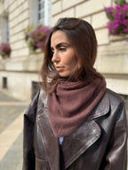 Triangle écharpe de Cou en Laine et Cachemire - Joe & Mey