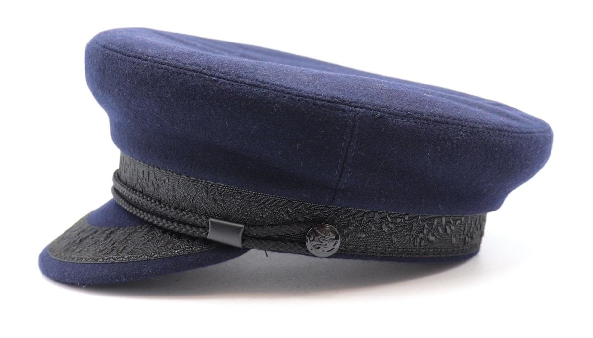 Casquette marin en laine – Bleu marine – vue 3