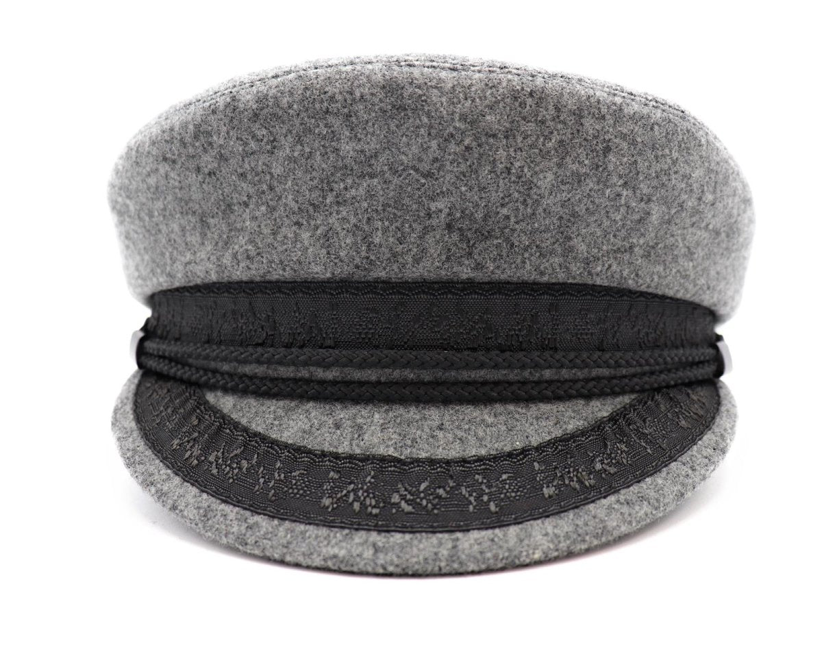 Casquette marin en laine – Gris – vue 5