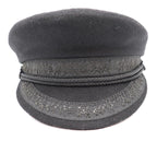 Casquette marin en laine – Noir – vue 5