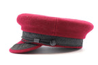 Casquette marin en laine – Rouge – vue 3