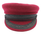Casquette marin en laine – Rouge – vue 5