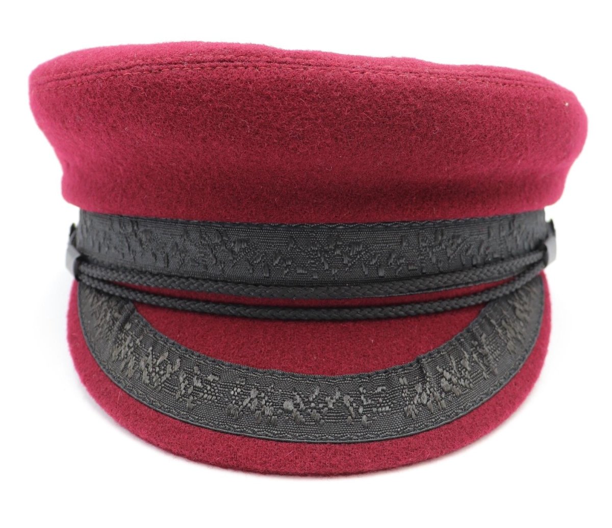 Casquette marin en laine – Rouge – vue 5
