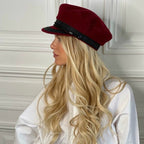Casquette marin en laine – Rouge – vue 6