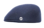 Casquette plate bombée en laine – Bleu marine – vue 4