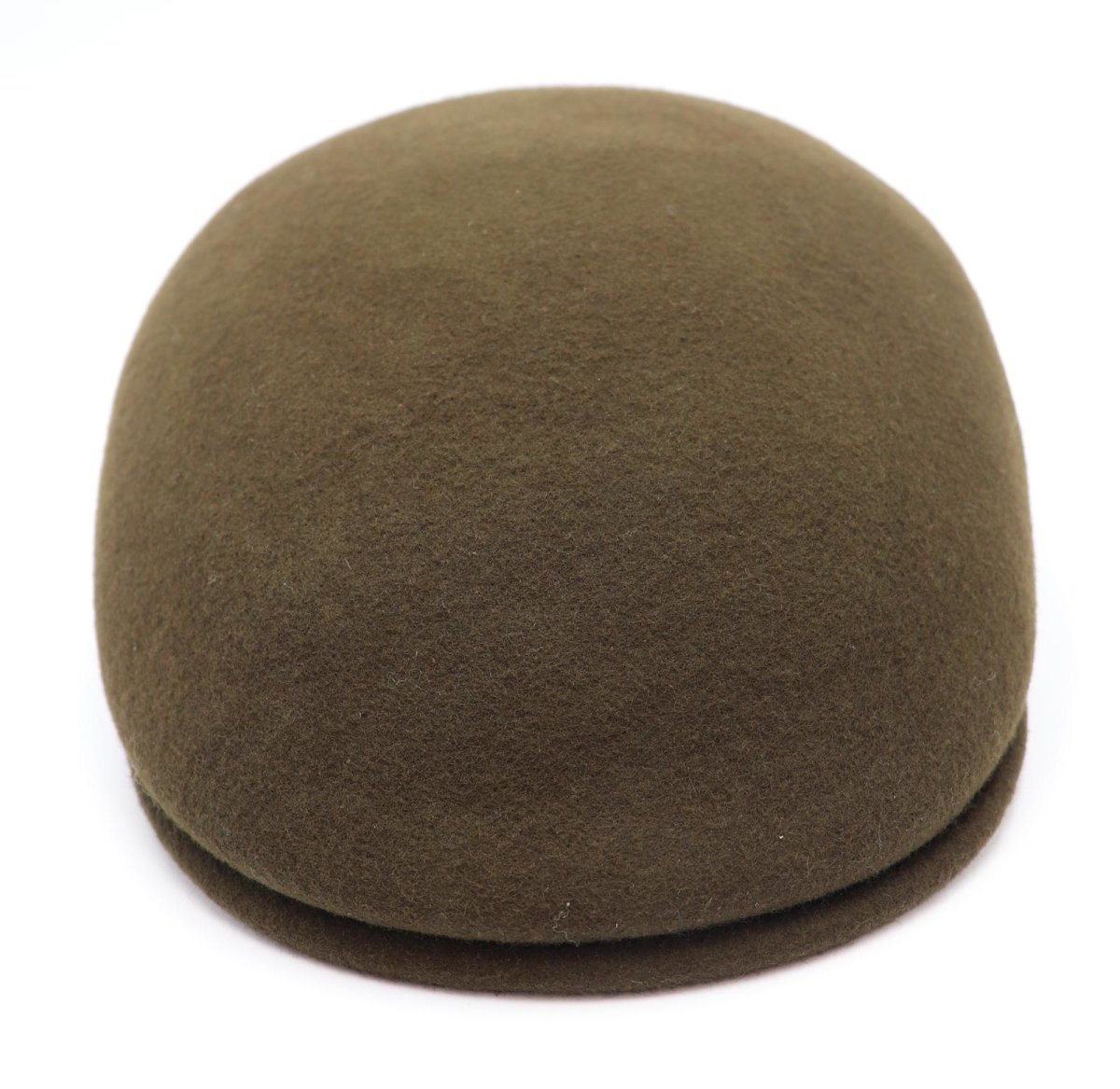 Casquette plate bombée en laine – Kaki – vue 4