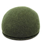 Casquette plate bombée en laine – Kaki chiné – vue 2
