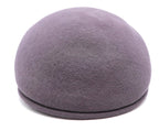 Casquette plate bombée en laine – Taupe – vue 8